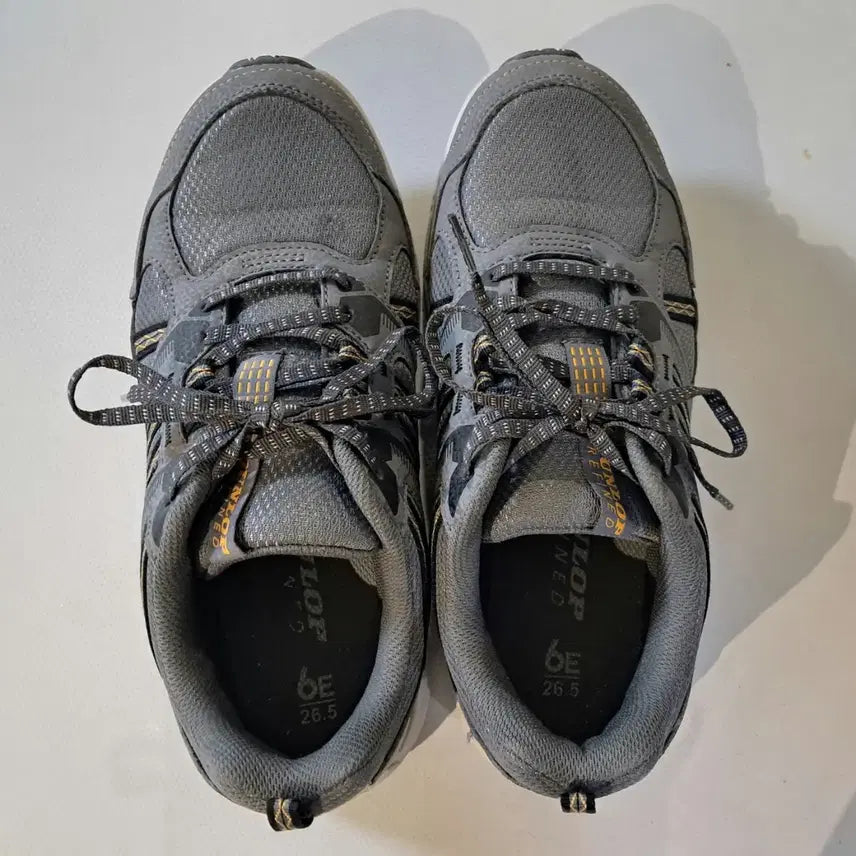 [BUNJANG] Dunlop Refined Gray Wide Width Sneakers / 던롭 리파인드 운동화 265mm 6e 그레이 발볼넓은