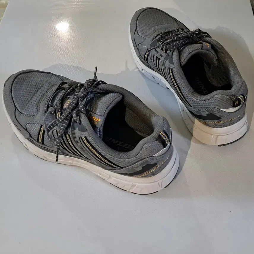 [BUNJANG] Dunlop Refined Gray Wide Width Sneakers / 던롭 리파인드 운동화 265mm 6e 그레이 발볼넓은