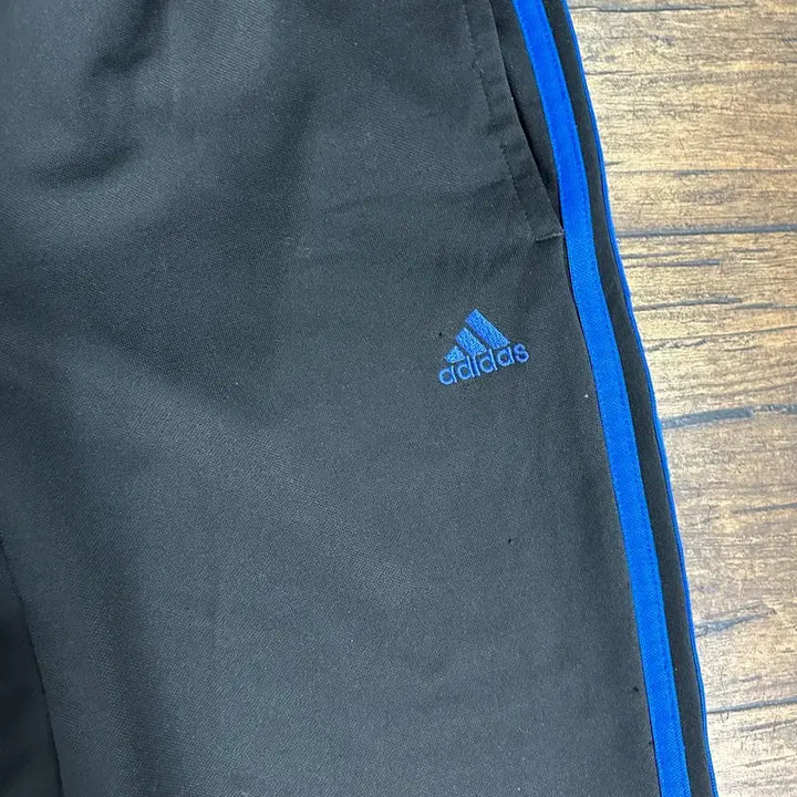 [BUNJANG] Adidas Three-Stripe Training Jogger Pants Black/Blue L / 아디다스 삼선 트레이닝 조거바지 블랙/블루 L