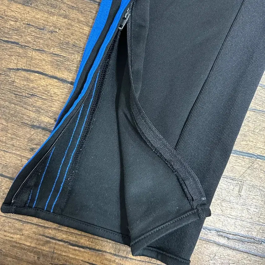 [BUNJANG] Adidas Three-Stripe Training Jogger Pants Black/Blue L / 아디다스 삼선 트레이닝 조거바지 블랙/블루 L
