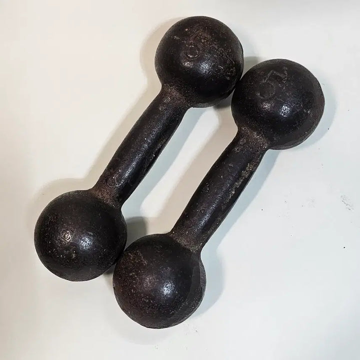 [BUNJANG] Vintage Iron Dumbbell / 추억의 무쇠아령