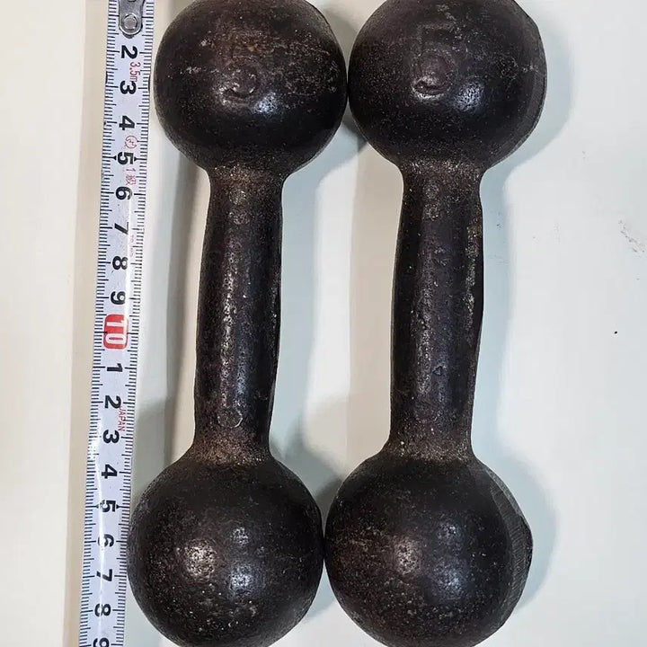 [BUNJANG] Vintage Iron Dumbbell / 추억의 무쇠아령