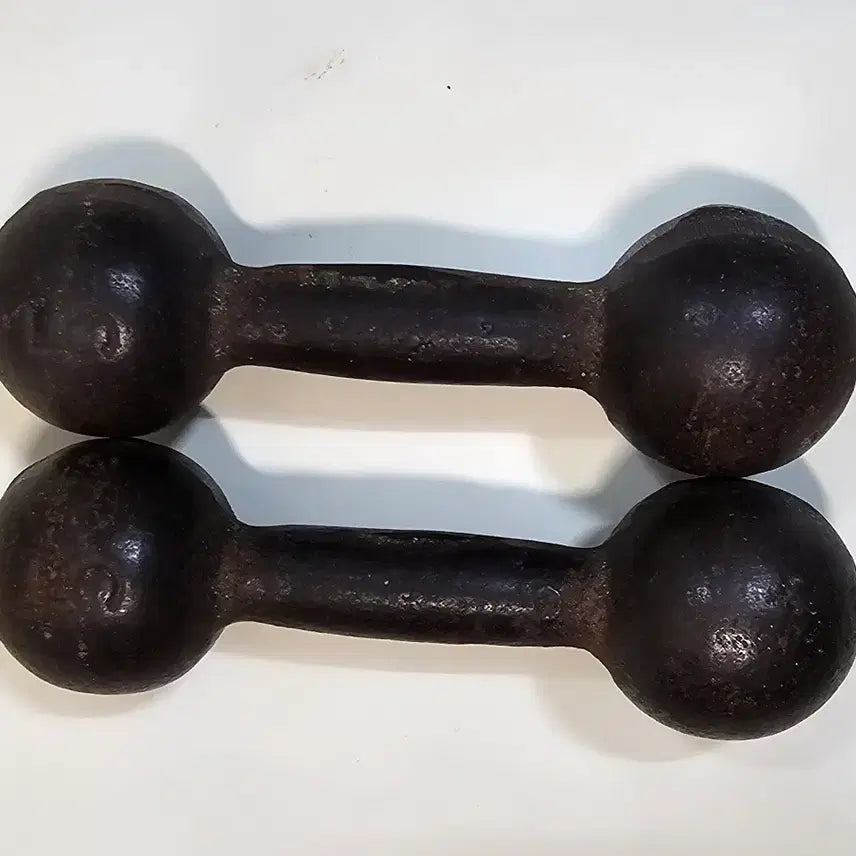 [BUNJANG] Vintage Iron Dumbbell / 추억의 무쇠아령