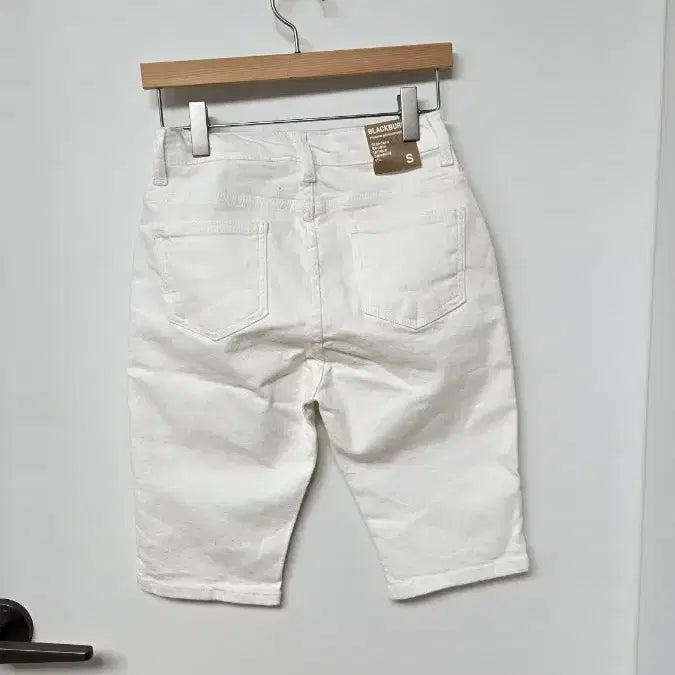 [BUNJANG] White Jeans Shorts / 5부 S싸이즈 142 스판 화이트진 반바지