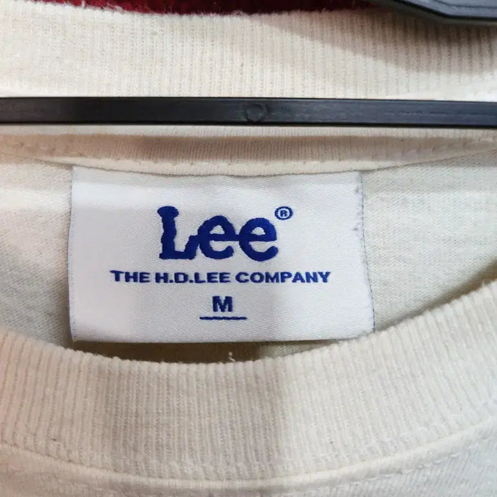 [BUNJANG] Lee Logo Short Sleeve T-shirt (Ivory) / [95]Lee 리 로고 반팔 티셔츠 아이보리