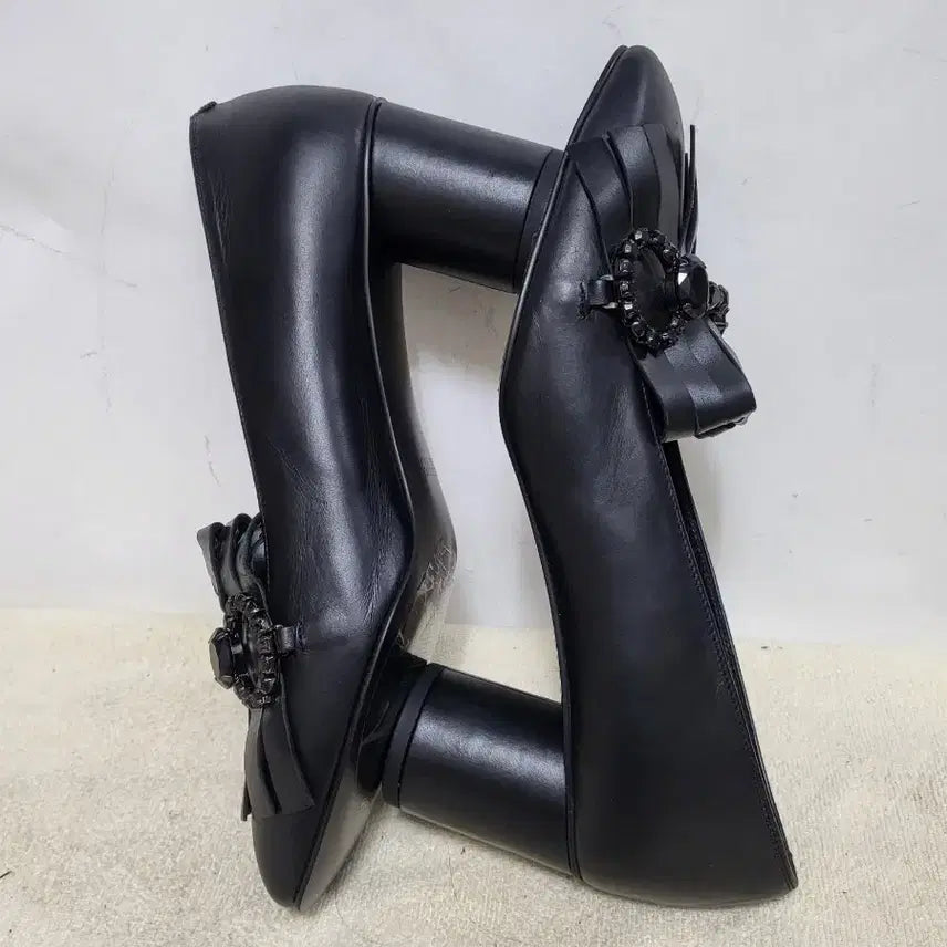 [BUNJANG] Jill Stuart Leather Pumps 245mm / 질스튜어트쥬얼레더펌프스 미사용제품(무료배송)