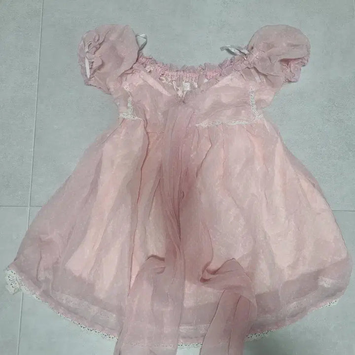 [BUNJANG] Liz Lisa Dot Ribbon Pink Blouse / liz lisa 리즈리사 도트 리본 핑크 블라우스