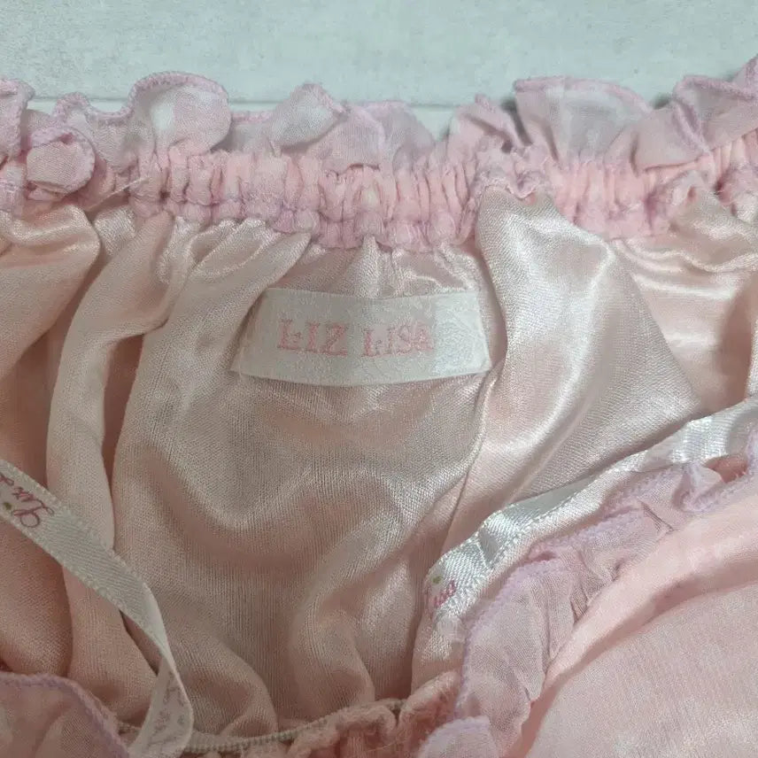[BUNJANG] Liz Lisa Dot Ribbon Pink Blouse / liz lisa 리즈리사 도트 리본 핑크 블라우스