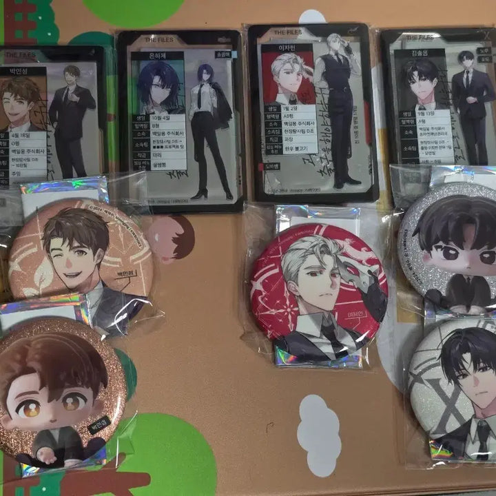 [BUNJANG] Goedamchulgeun Acrylic Photocard &amp; SD/LD Can Badge Bundle Set / 괴담출근 아크릴 포토카드&amp;SD/LD 캔뱃지