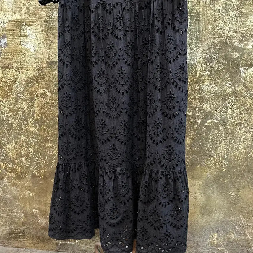 [BUNJANG] Beams Punching Texture Long Dress / 빔즈 beams 펀칭 텍스처 롱 원피스