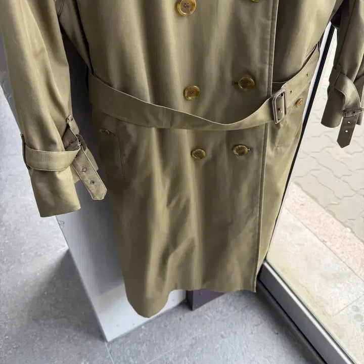 [BUNJANG] Burberry Belted One-Panel Trench Coat Jacket / UK14/ 버버리 벨티드 원패널 트렌치코트 자켓