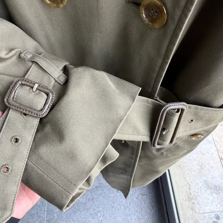 [BUNJANG] Burberry Belted One-Panel Trench Coat Jacket / UK14/ 버버리 벨티드 원패널 트렌치코트 자켓