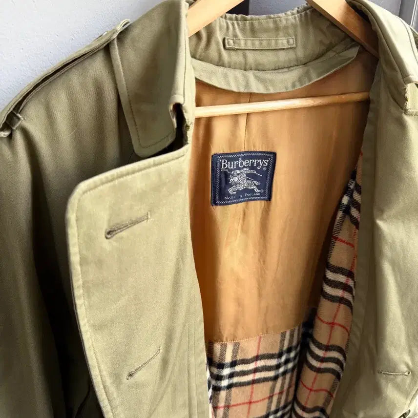 [BUNJANG] Burberry Belted One-Panel Trench Coat Jacket / UK14/ 버버리 벨티드 원패널 트렌치코트 자켓