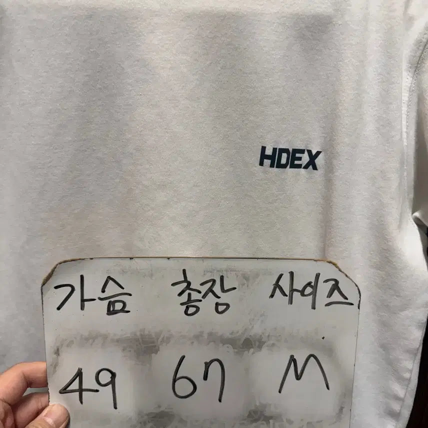 [BUNJANG] HDEX Round Short Sleeve T-shirt / HDEX 에이치덱스 라운드 반팔 M
