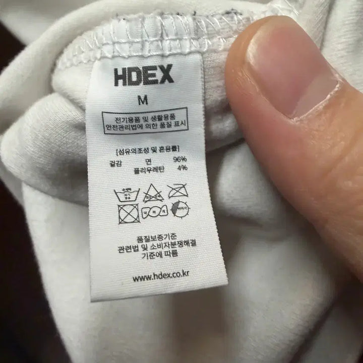 [BUNJANG] HDEX Round Short Sleeve T-shirt / HDEX 에이치덱스 라운드 반팔 M