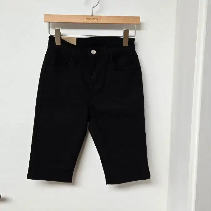 [BUNJANG] Black Denim Shorts / 5부 S싸이즈 142 스판 블랙진 반바지