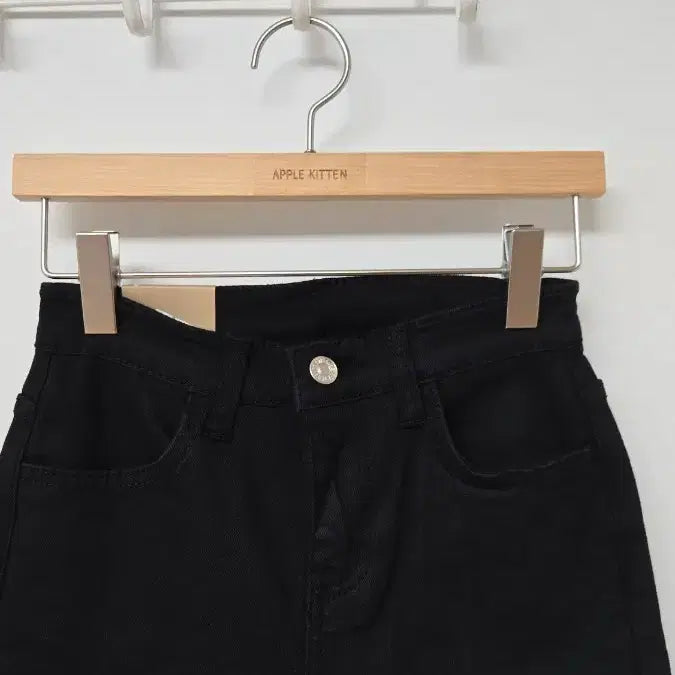 [BUNJANG] Black Denim Shorts / 5부 S싸이즈 142 스판 블랙진 반바지