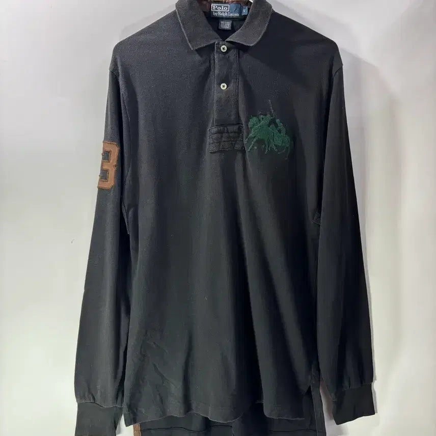 [BUNJANG] Polo Ralph Lauren Big Logo Rugby T-Shirt / (S) 폴로 빅로고 럭비 티 4.9
