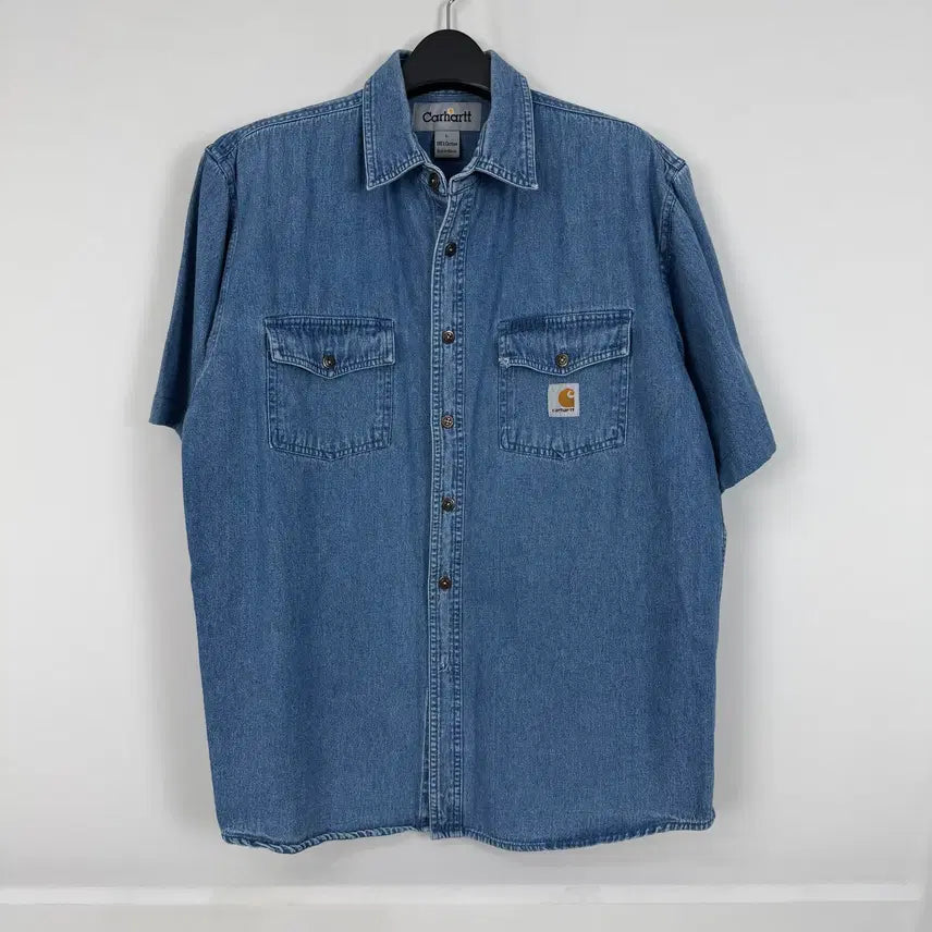 [BUNJANG] Carhartt Work Denim Shirt / b304) 칼하트 워크 청셔츠