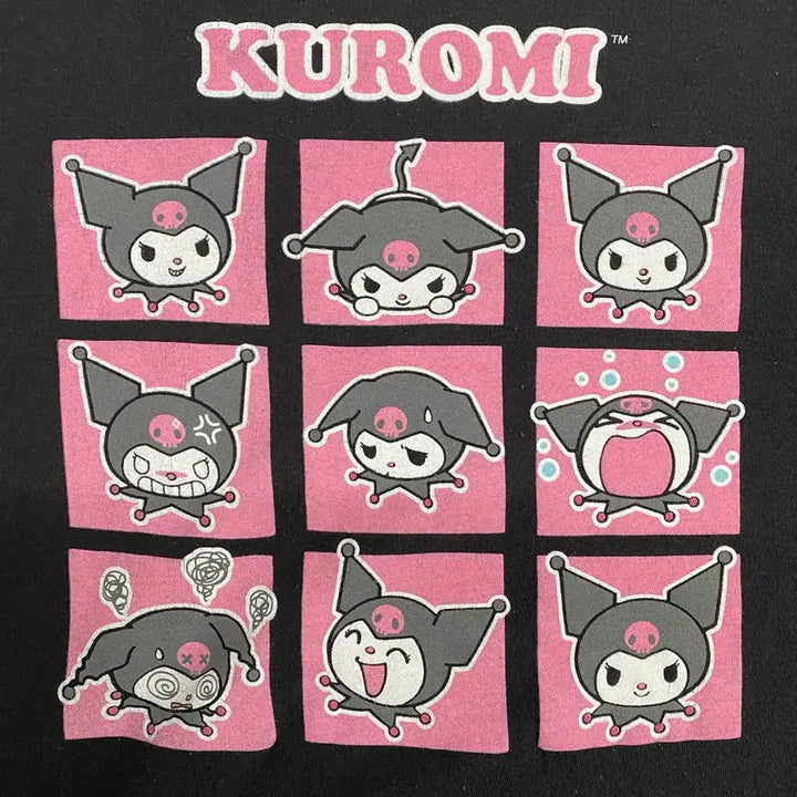 [BUNJANG] Sanrio Kuromi Official Animation T-Shirt / 산리오 쿠로미 오피셜 애니메이션 티셔츠 애니티