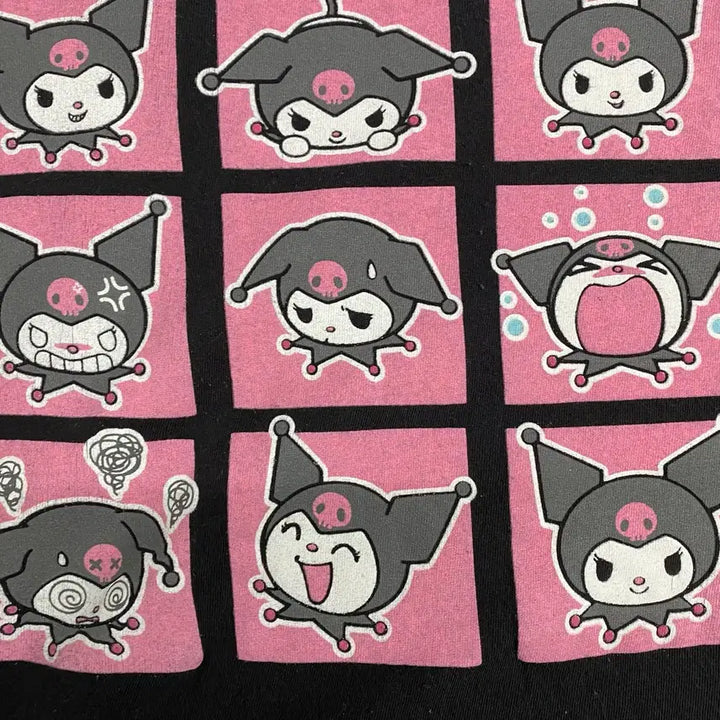 [BUNJANG] Sanrio Kuromi Official Animation T-Shirt / 산리오 쿠로미 오피셜 애니메이션 티셔츠 애니티