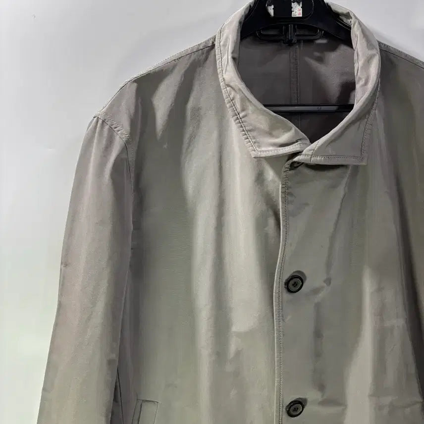 [BUNJANG] SOLID HOMME Semi-Overfit Trench Coat Ivory / [48] SOLID HOMME 솔리드옴므 세미 오버핏 트렌치코트 아이보리