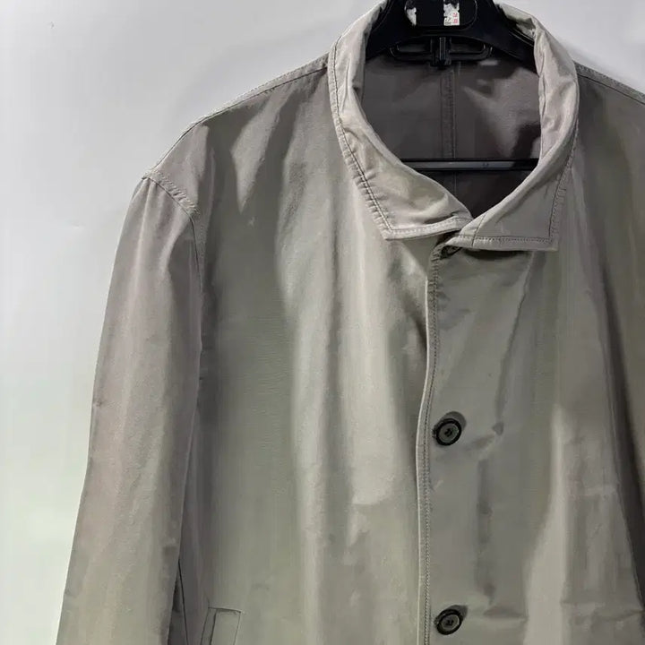 [BUNJANG] SOLID HOMME Semi-Overfit Trench Coat Ivory / [48] SOLID HOMME 솔리드옴므 세미 오버핏 트렌치코트 아이보리