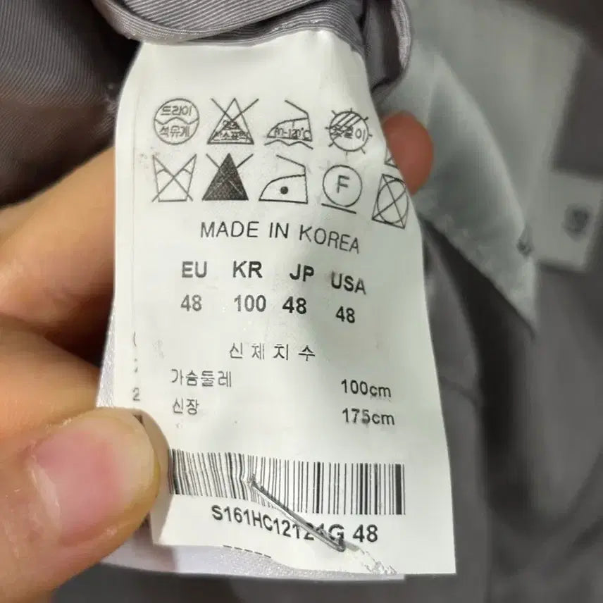 [BUNJANG] SOLID HOMME Semi-Overfit Trench Coat Ivory / [48] SOLID HOMME 솔리드옴므 세미 오버핏 트렌치코트 아이보리