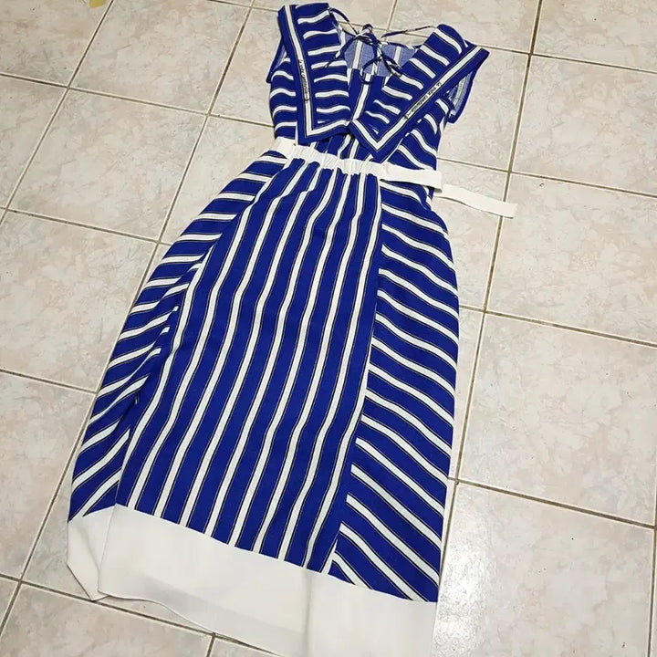 [BUNJANG] Egoist Stripe Dress / 새상품) 에고이스트 EGOIST 스트라이프 원피스