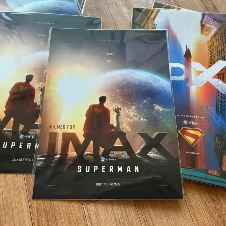 [BUNJANG] Superman IMAX Poster Bundle / 슈퍼맨 아이맥스 포스터 TTT 스페셜티켓+엽서 2025 씨네큐 스티