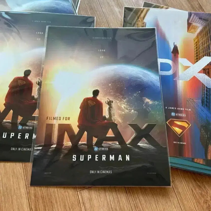 [BUNJANG] Superman IMAX Poster Bundle / 슈퍼맨 아이맥스 포스터 TTT 스페셜티켓+엽서 2025 씨네큐 스티