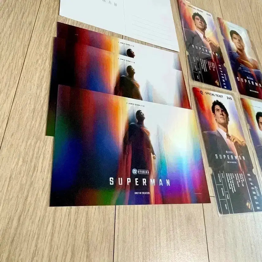 [BUNJANG] Superman IMAX Poster Bundle / 슈퍼맨 아이맥스 포스터 TTT 스페셜티켓+엽서 2025 씨네큐 스티