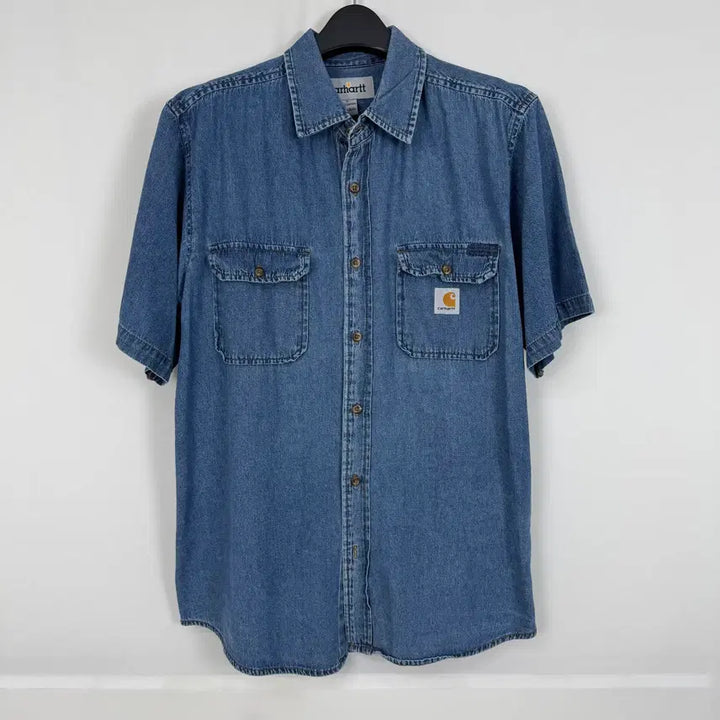 [BUNJANG] Carhartt Work Denim Shirt / b306) 칼하트 워크 청셔츠