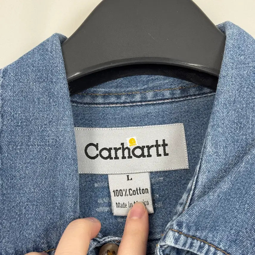 [BUNJANG] Carhartt Work Denim Shirt / b306) 칼하트 워크 청셔츠