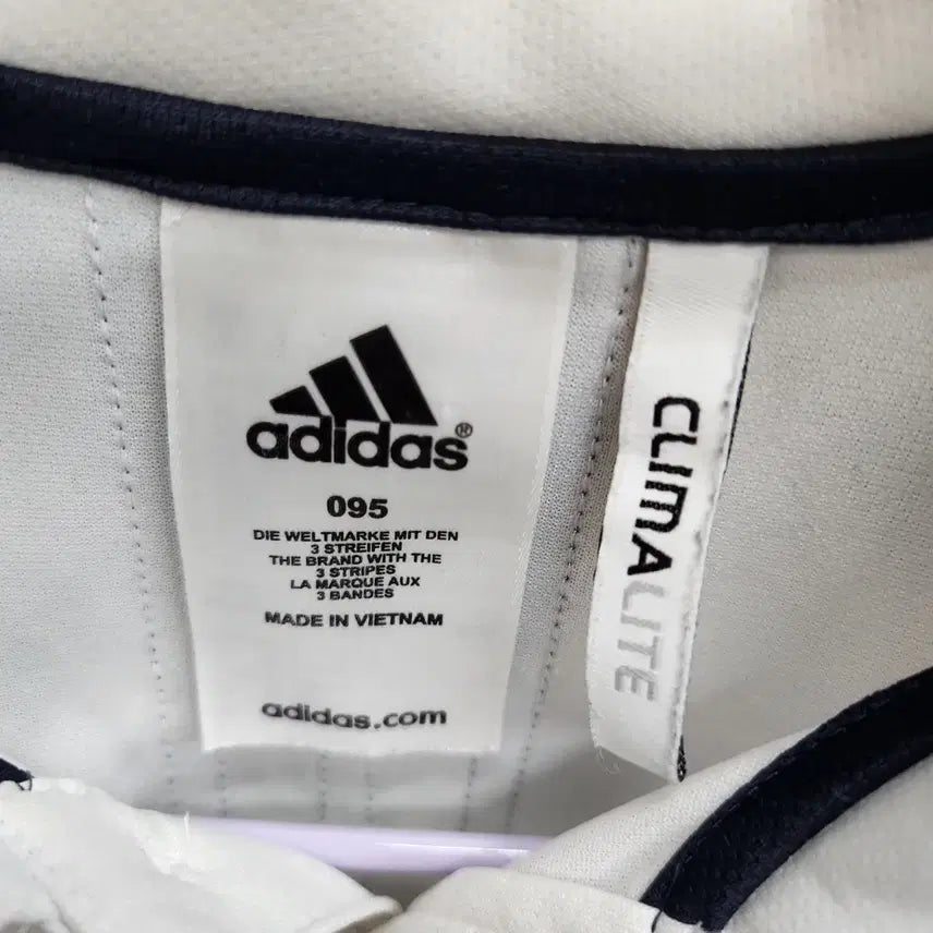 [BUNJANG] Adidas Logo Functional Short Sleeve Polo Shirt (M) / 아디다스 로고 기능성 반팔카라 95(M) 남여공용