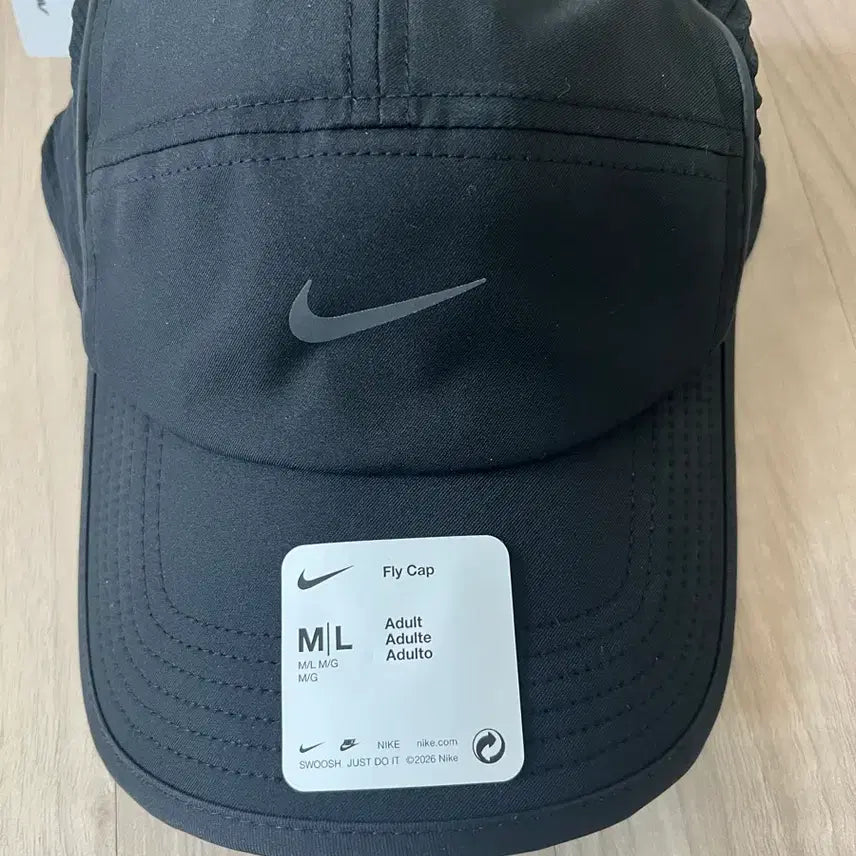 [BUNJANG] Nike Dri-FIT Fly Cap Black (M/L) / 나이키 드라이핏 플라이캡 미디움 라지 사이즈 블랙