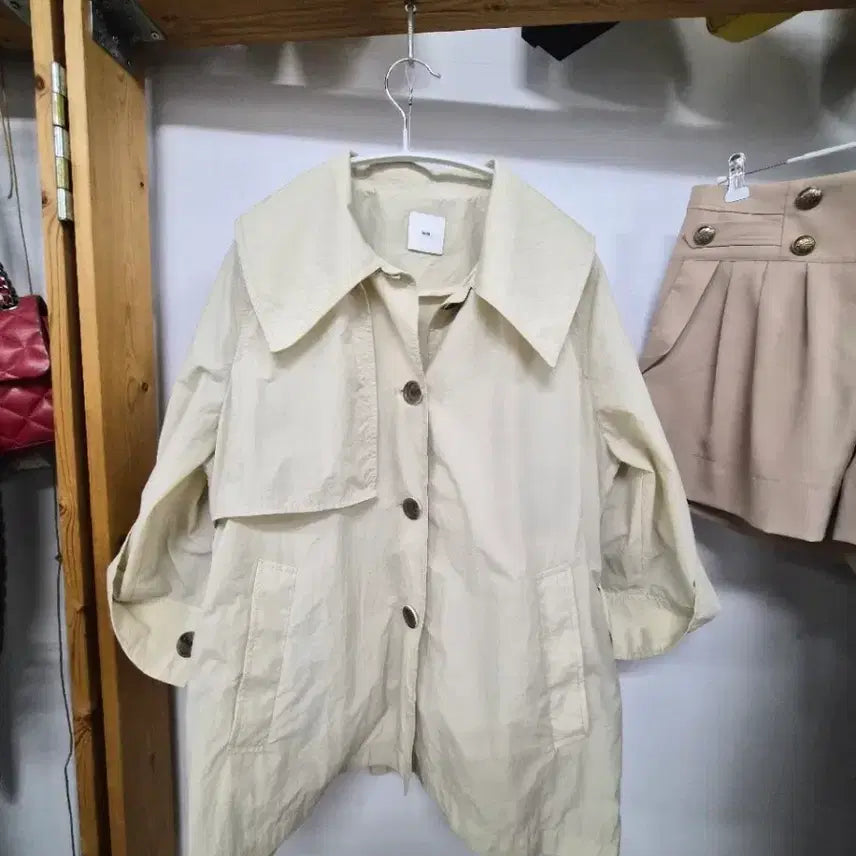 [SOLD OUT] 구호 바스락 숏 트렌치코트