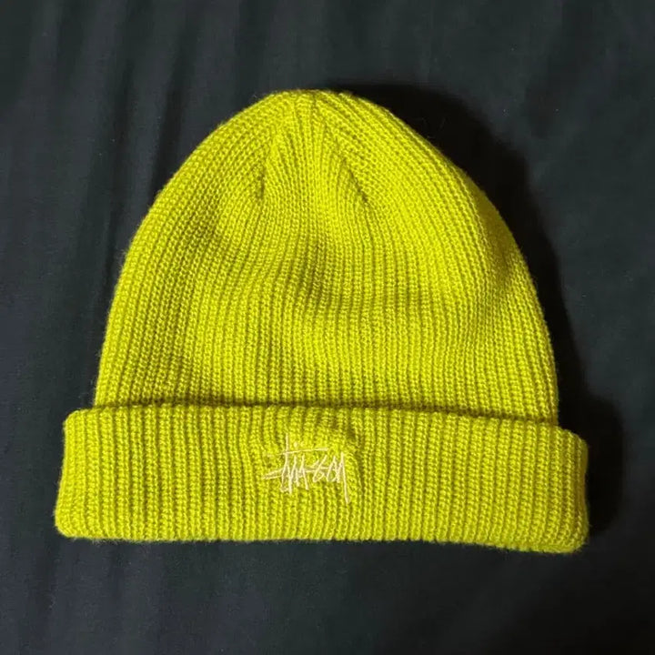 [BUNJANG] Stussy Basic Cuff Beanie Green Apple / 스투시 베이직 커프 비니 (형광색)