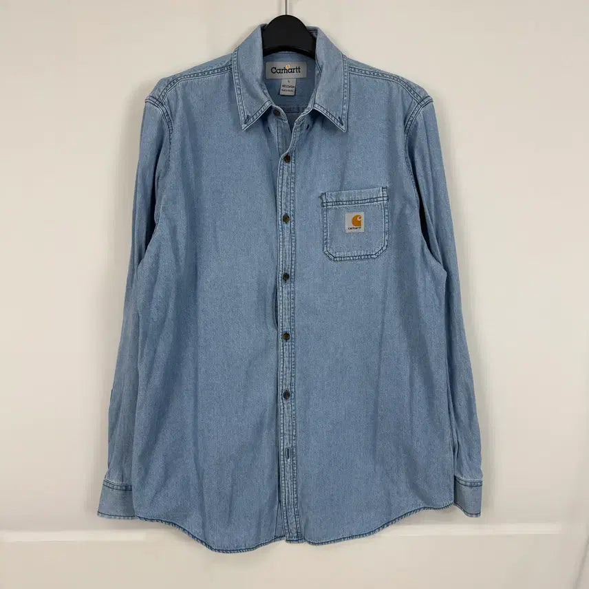 [BUNJANG] Carhartt Work Denim Shirt / b307) 칼하트 워크 청셔츠