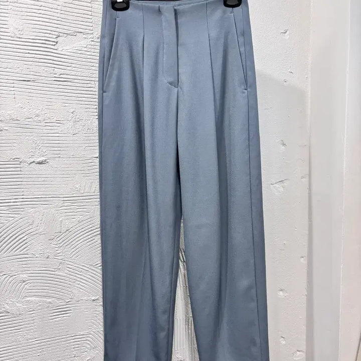 [BUNJANG] River Pleated Slim Straight Pants / 리버 핀턱주름 슬림일자핏 팬츠