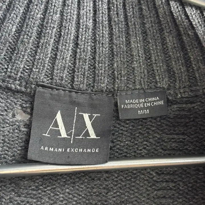 [BUNJANG] Armani Exchange Knit Half-Zip Sweater / (M) 아르마니 익스체인지 니트 반집업 3.9