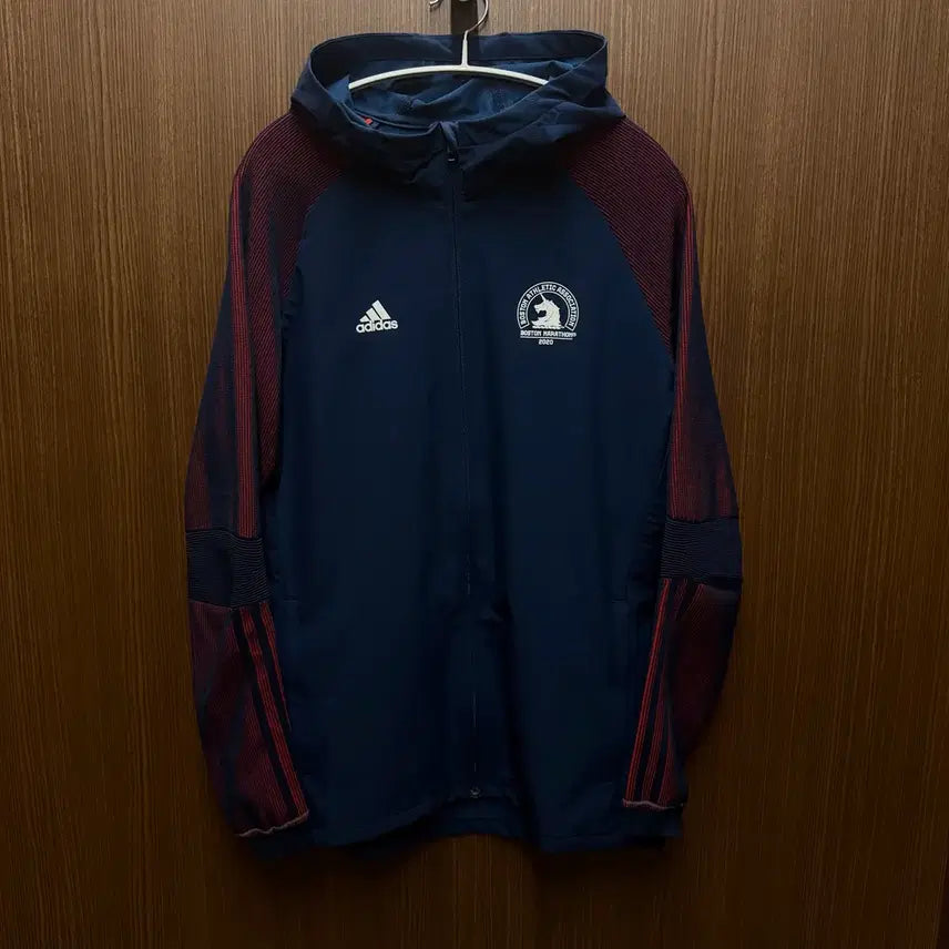 [BUNJANG] Adidas Boston Marathon Training Hoodie Zip-up / 아디다스 2020 보스턴마라톤 트레이닝 후드집업 M