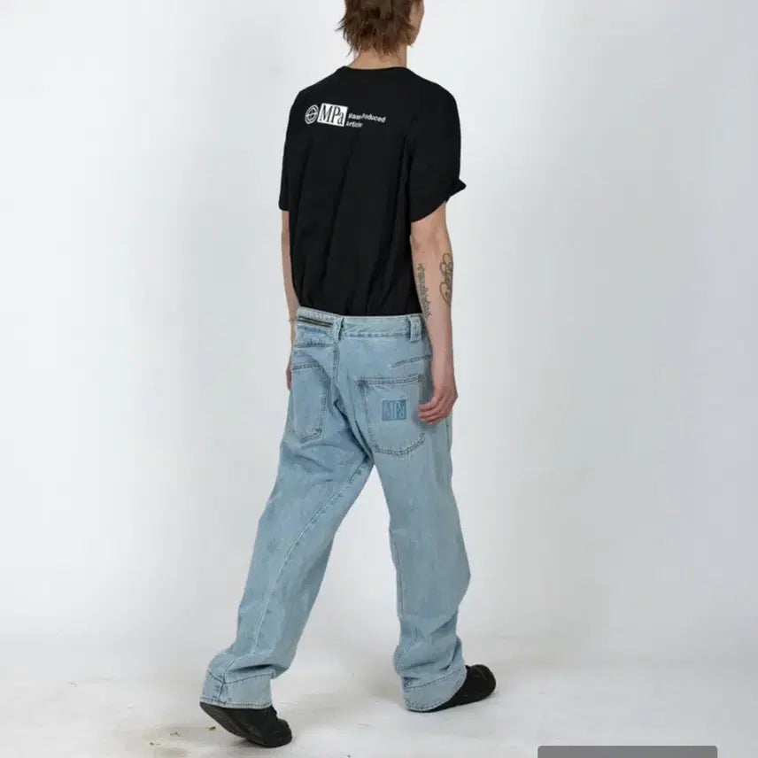 [SOLD OUT] 플라스틱프로덕트 MPa DRIFT DENIM PANTS(BLUE) M