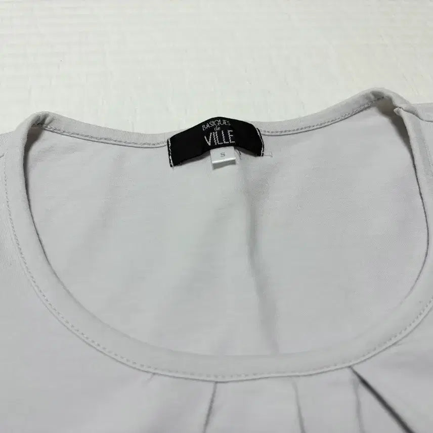 [BUNJANG] Vintage Gray Shirred Spring Inner Top / [일본 빈티지] 그레이 셔링 봄 이너