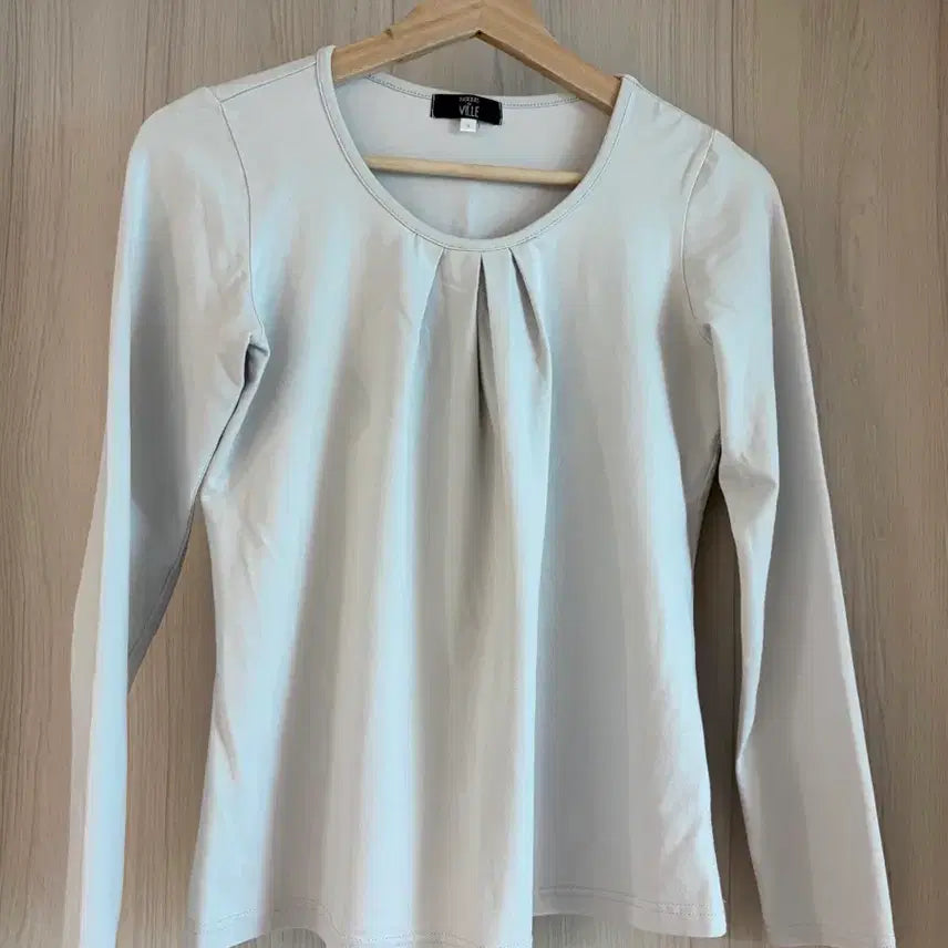 [BUNJANG] Vintage Gray Shirred Spring Inner Top / [일본 빈티지] 그레이 셔링 봄 이너