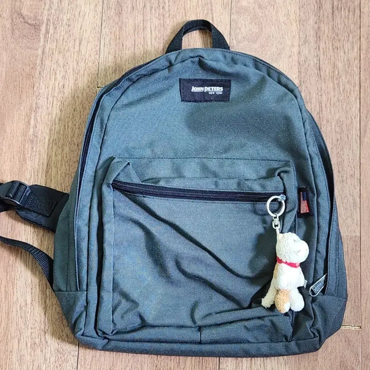 [BUNJANG] John Peters New York Backpack (Dark Green) / 존피터스 뉴욕 백팩 가방 (다크 그린)