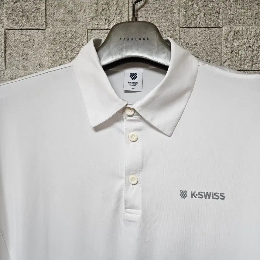 [SOLD OUT] K-SWISS 케이스위스 화이트 반팔 폴로티