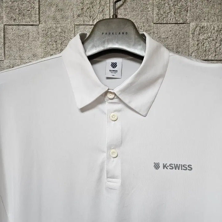 [SOLD OUT] K-SWISS 케이스위스 화이트 반팔 폴로티