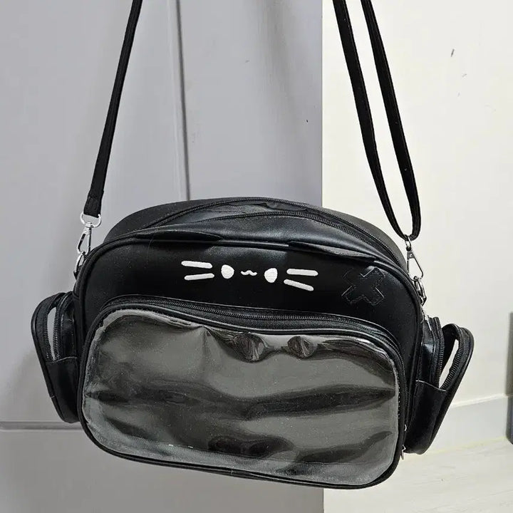 [BUNJANG] Cat Ita Bag (Black) / 고양이 이타백 (블랙)