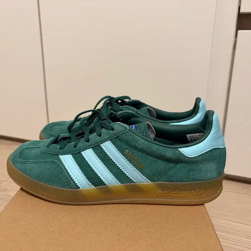 [BUNJANG] Adidas Gazelle Green Suede Sneakers / 아디다스 가젤 그린 스웨이드 운동화